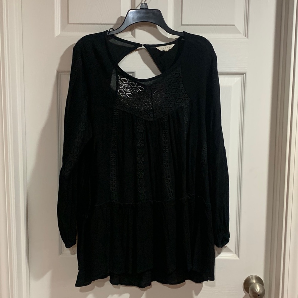 Lace Black Top